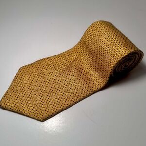 Polo Ralph Lauren Silk Neck Yellow w/Red Blue White Length 57" 4" Width  USA